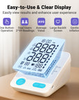 Smart Blood Pressure Monitor with 3.39-inch Screen