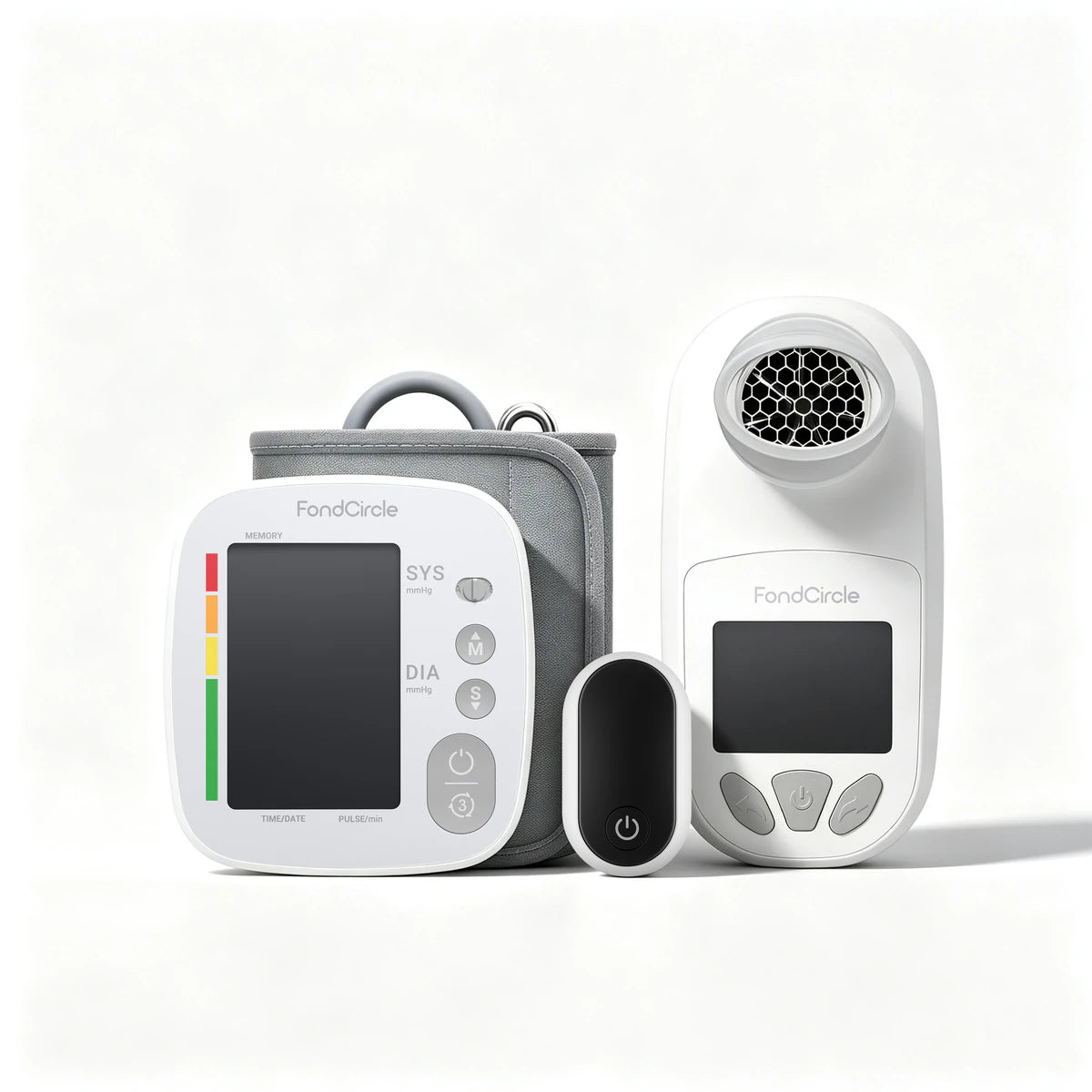Lung & Oxygen Kit with blood pressure monitor, pulse oximeter, and peak flow meter