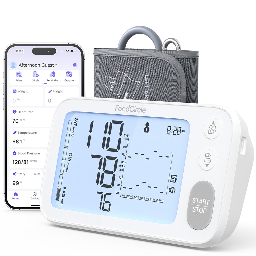 Smart Blood Pressure Monitor with 5.5-inch Screen