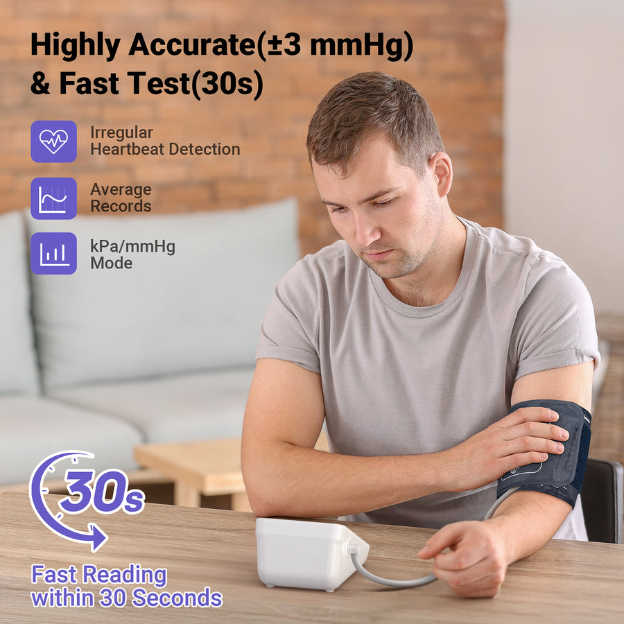 Smart Blood Pressure Monitor with 3.39-inch Screen