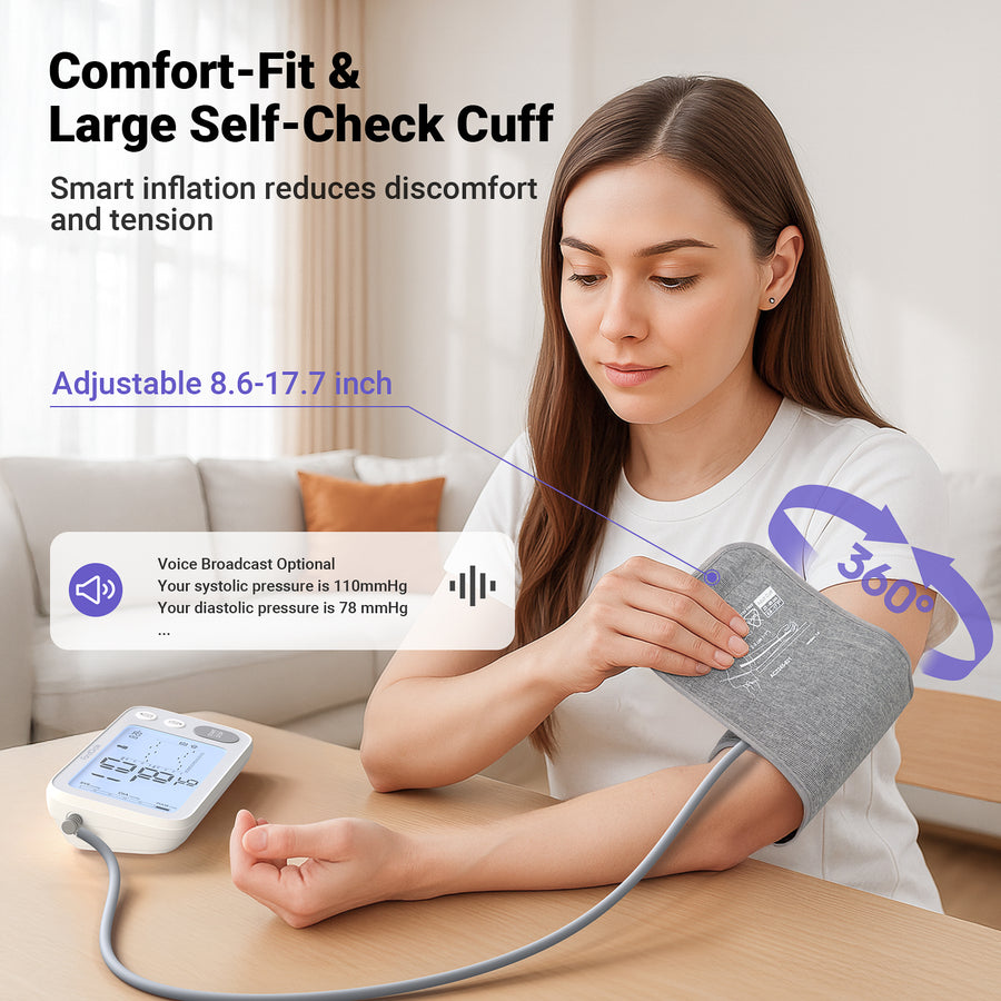 Smart Blood Pressure Monitor with 5.5-inch Screen