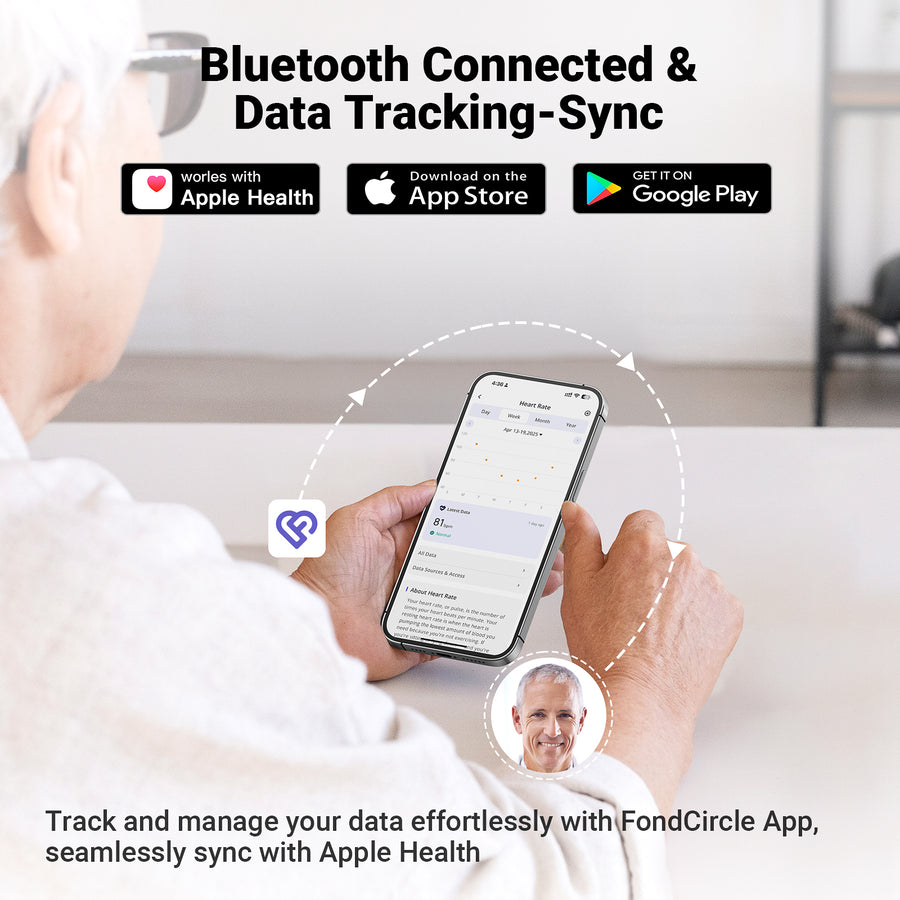 Smart Blood Pressure Monitor with 3.39-inch Screen