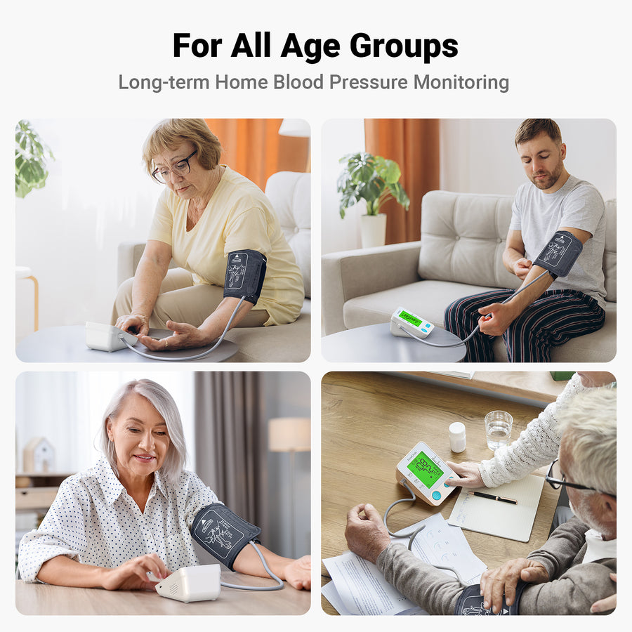 Smart Blood Pressure Monitor with 3.39-inch Screen