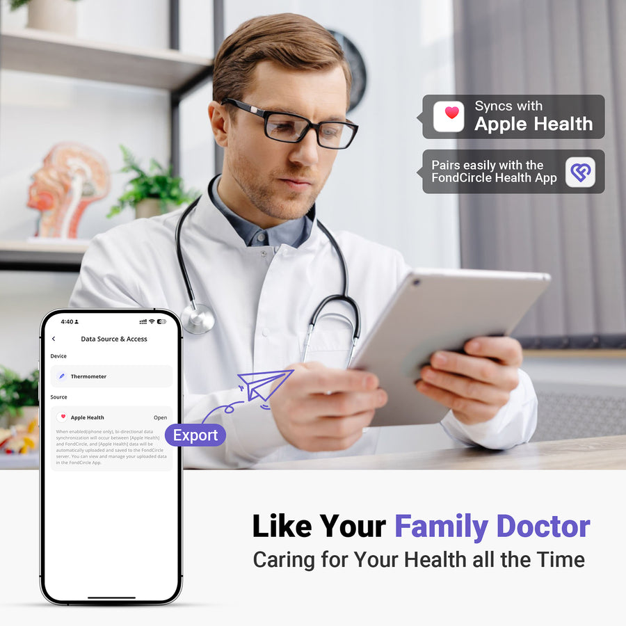Smart Blood Pressure Monitor with 3.39-inch Screen