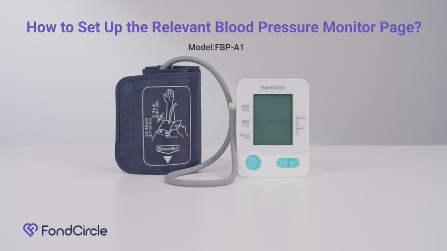 Smart Blood Pressure Monitor with 3.39-inch Screen